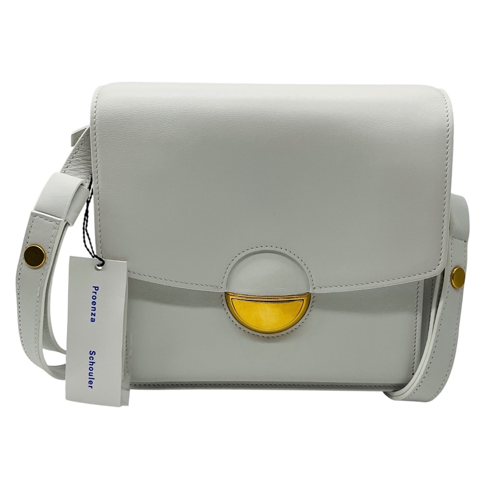 PROENZA SCHOULER WHITE DIA DAY LEATHER SHOULDER BAG